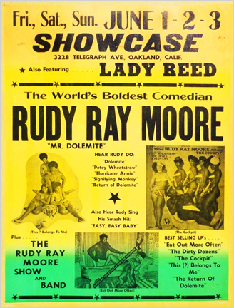 Rudy Ray Moore  aka 'Dolemite'