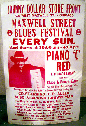 Maxwell Street Blues Fest poster