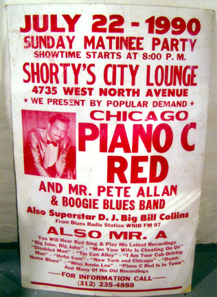 Piano Red poster